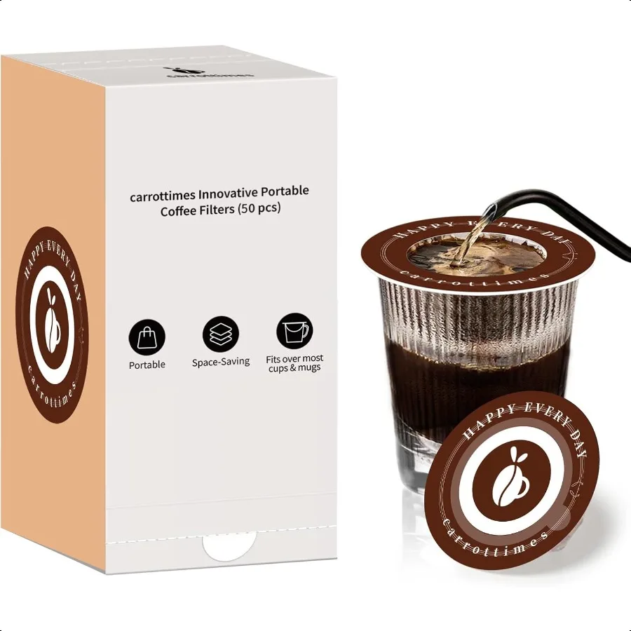 50 Pcs UFO Coffee Filters Portable Pour Over Coffee Filter Small Paper Coffee Filters for Drip Coffee Perfect for Camping Home
50 Pcs UFO Coffee Filters Portable Pour Over Coffee Filter Small Paper Coffee Filters for Drip Coffee Perfect for Camping Home