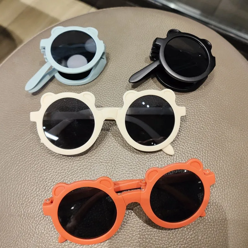 New baby Folding sunglasses bear children's summer sunglasses shade UV protection
New baby Folding sunglasses bear children's summer sunglasses shade UV protection