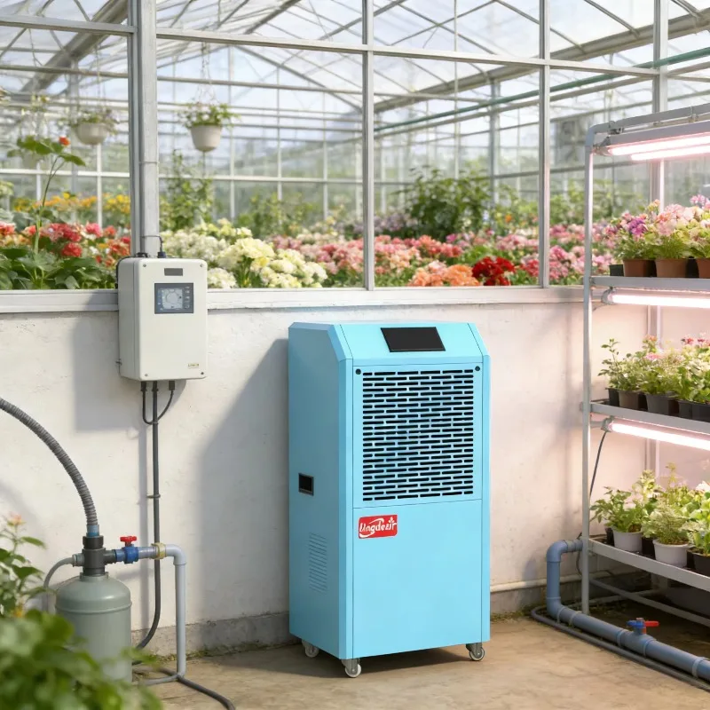 158L Industrial Dehumidifier 333 PPD For Greenhouse Grow Room Warehouse Basement LargeCapacityMoistureRemoverwith DigitalControl
158L Industrial Dehumidifier 333 PPD For Greenhouse Grow Room Warehouse Basement LargeCapacityMoistureRemoverwith DigitalControl