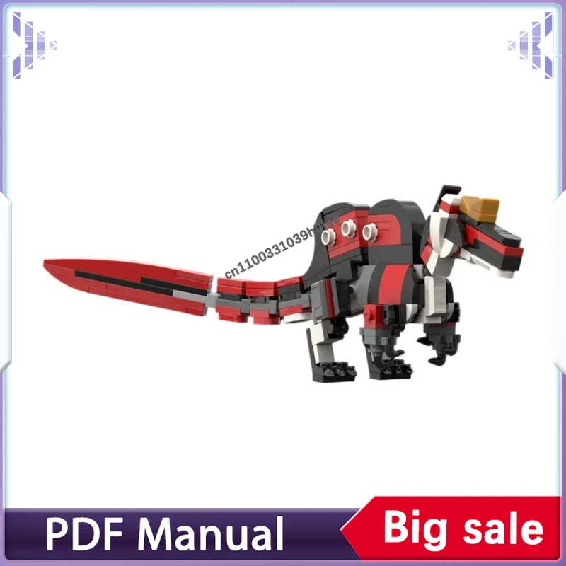 Prehistoric Spinosaurus Aegyptiacus MOC Set, Giant Carnivorous Dinosaur Building Blocks, Creative Assembly Toy 170PCS
Prehistoric Spinosaurus Aegyptiacus MOC Set, Giant Carnivorous Dinosaur Building Blocks, Creative Assembly Toy 170PCS