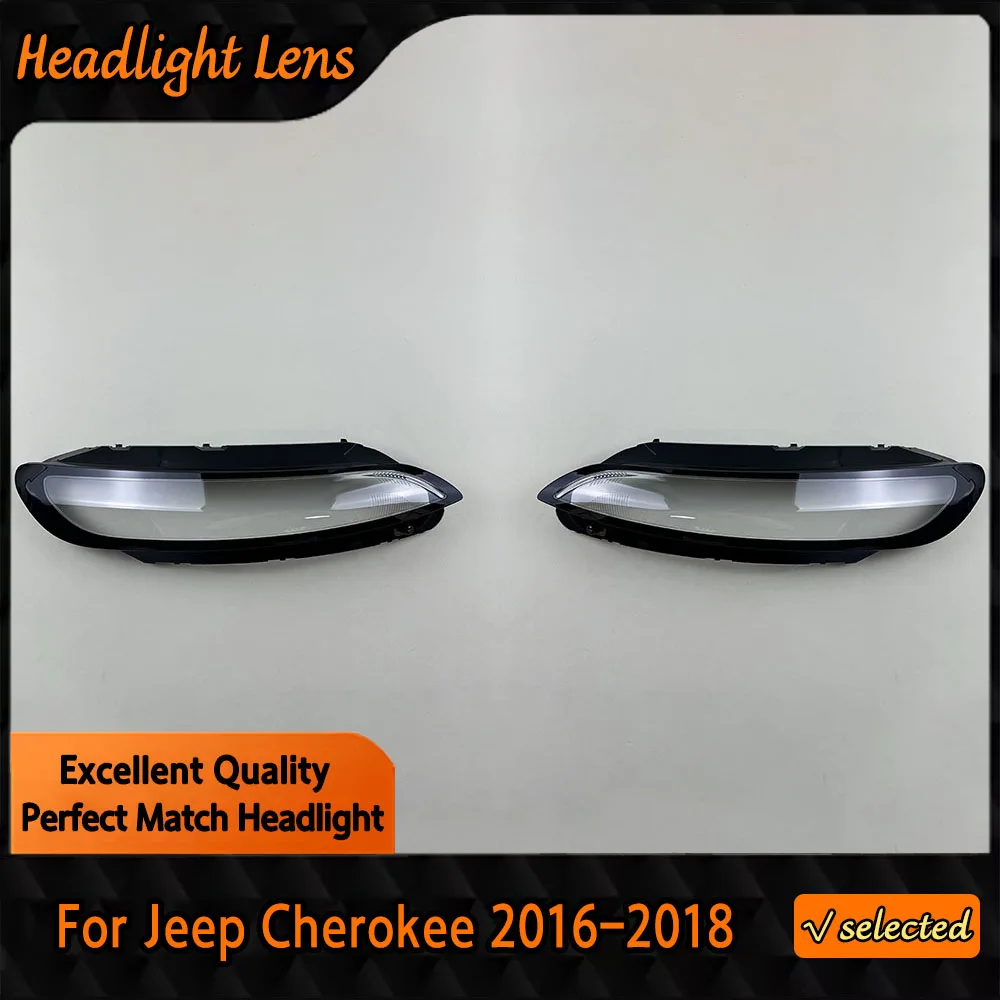 Headlight Shell Lamp Shade Transparent Headlamp Cover Plexiglass Replace The Lampshade For Jeep Cherokee 2016-2018
Headlight Shell Lamp Shade Transparent Headlamp Cover Plexiglass Replace The Lampshade For Jeep Cherokee 2016-2018