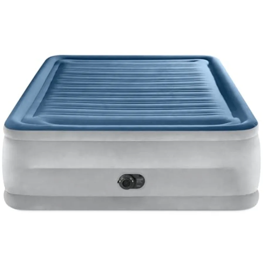 : Dura-Beam Deluxe Comfort-Plush Air Mattress - 22" Queen Blue - Built-in Electric Pump Durable Fiber-Tech Carry Bag Included 6
: Dura-Beam Deluxe Comfort-Plush Air Mattress - 22" Queen Blue - Built-in Electric Pump Durable Fiber-Tech Carry Bag Included 6
