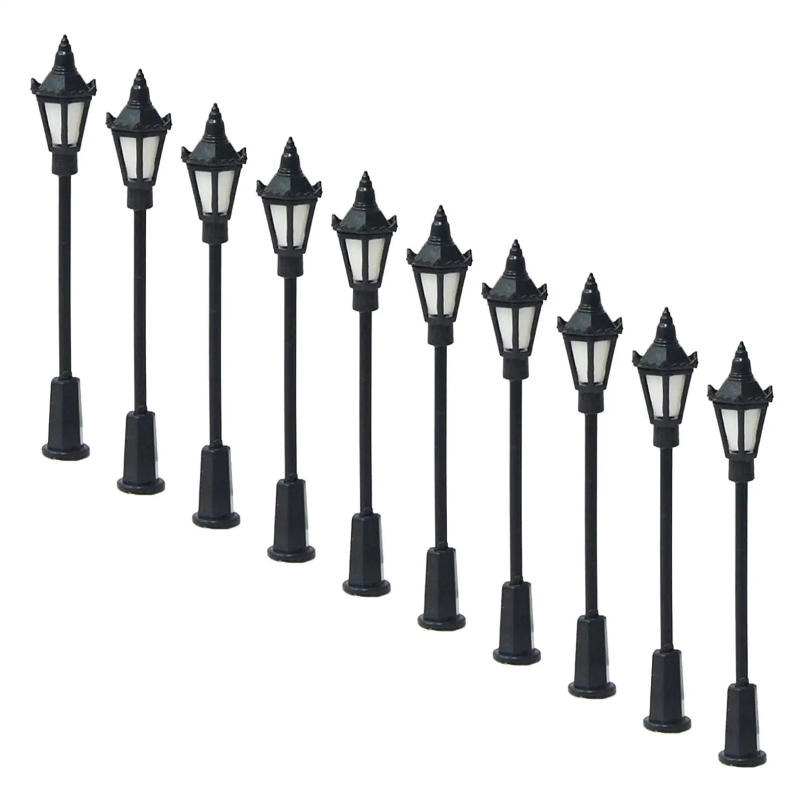 10 Pieces Model Layout Lights 1:100 for Dollhouse Decoration Micro Landscape
10 Pieces Model Layout Lights 1:100 for Dollhouse Decoration Micro Landscape