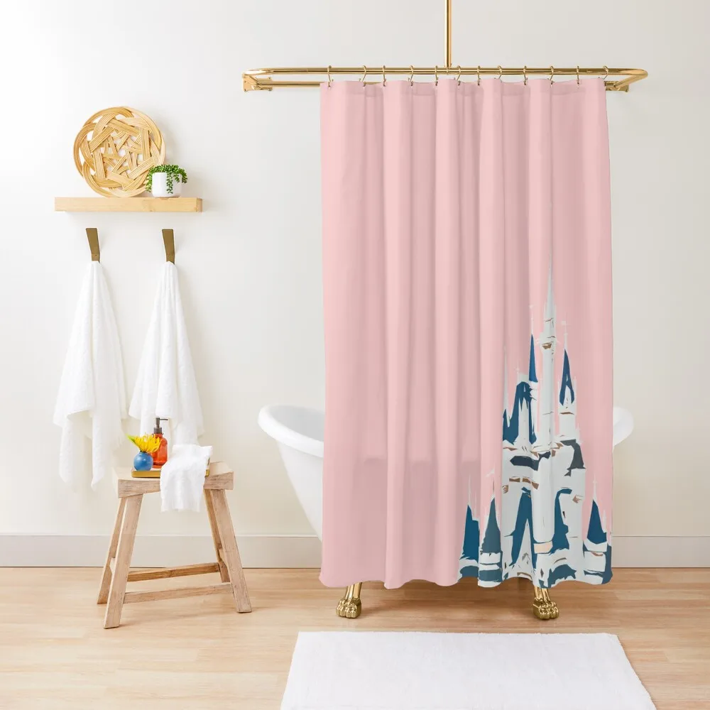 Magic Castle Millennial Pink Shower Curtain Waterproof Shower And Anti-Mold Shower For Bathrooms Curtain
Magic Castle Millennial Pink Shower Curtain Waterproof Shower And Anti-Mold Shower For Bathrooms Curtain