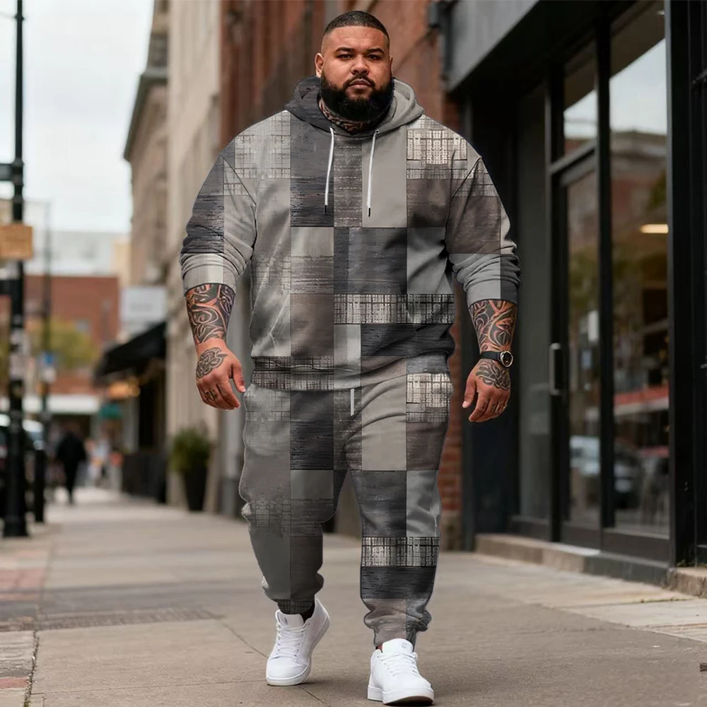 S-9xl Мужская толстовка больших размеров для больших и высоких людей: клетчатые линии — одежда из двух предметов, дышащий материал, стильный дизайн
S-9xl Мужская толстовка больших размеров для больших и высоких людей: клетчатые линии — одежда из двух предметов, дышащий материал, стильный дизайн