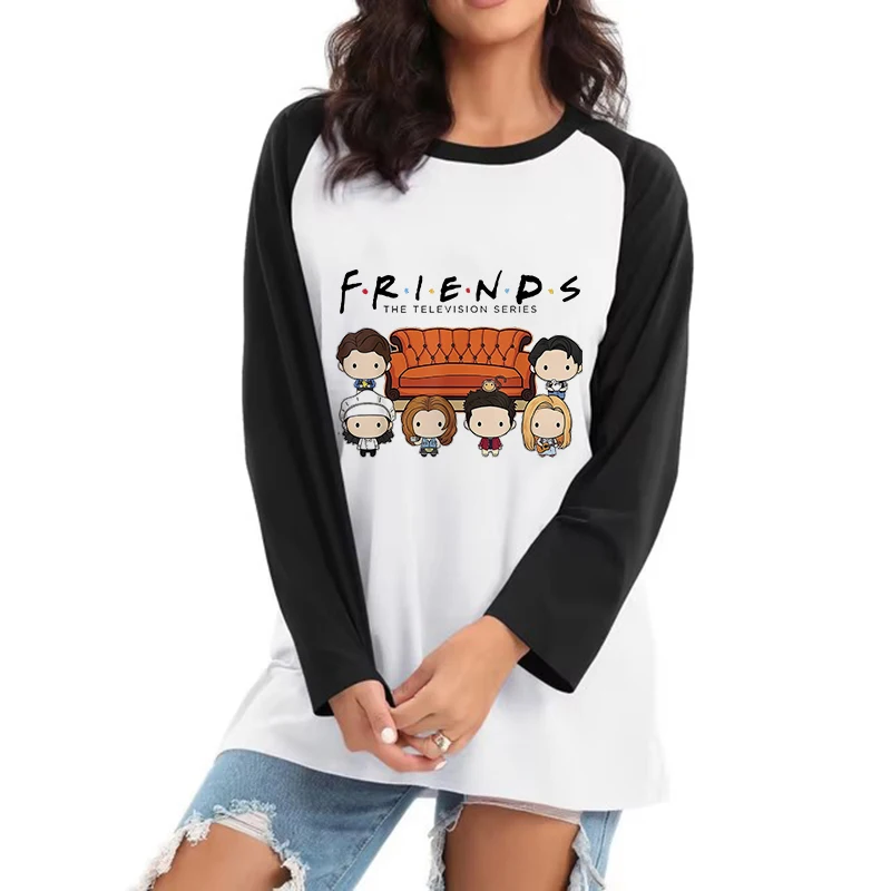 Funny Friends Long Sleeve T Shirt for Women Men Letter Gothic T-shirt Mange Tees Tops Friends Tv Show Harajuku Tshirt Clothes
Funny Friends Long Sleeve T Shirt for Women Men Letter Gothic T-shirt Mange Tees Tops Friends Tv Show Harajuku Tshirt Clothes