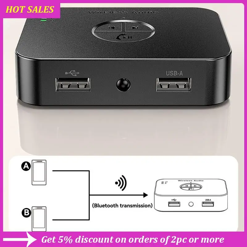 High-Fidelity APTX-Bluetooth5.4 Audio Transmitter And Receiver, Universal 3.5MM AUX Adapter With Mic And Amplifier Module,Requis
High-Fidelity APTX-Bluetooth5.4 Audio Transmitter And Receiver, Universal 3.5MM AUX Adapter With Mic And Amplifier Module,Requis