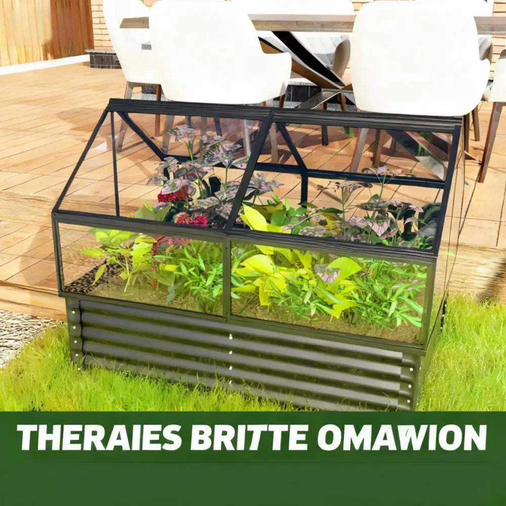 Greenhouse+flower bed in one! Large outdoor planting box 68.7x45x51.5 inches for planting vegetables and plants
Greenhouse+flower bed in one! Large outdoor planting box 68.7x45x51.5 inches for planting vegetables and plants