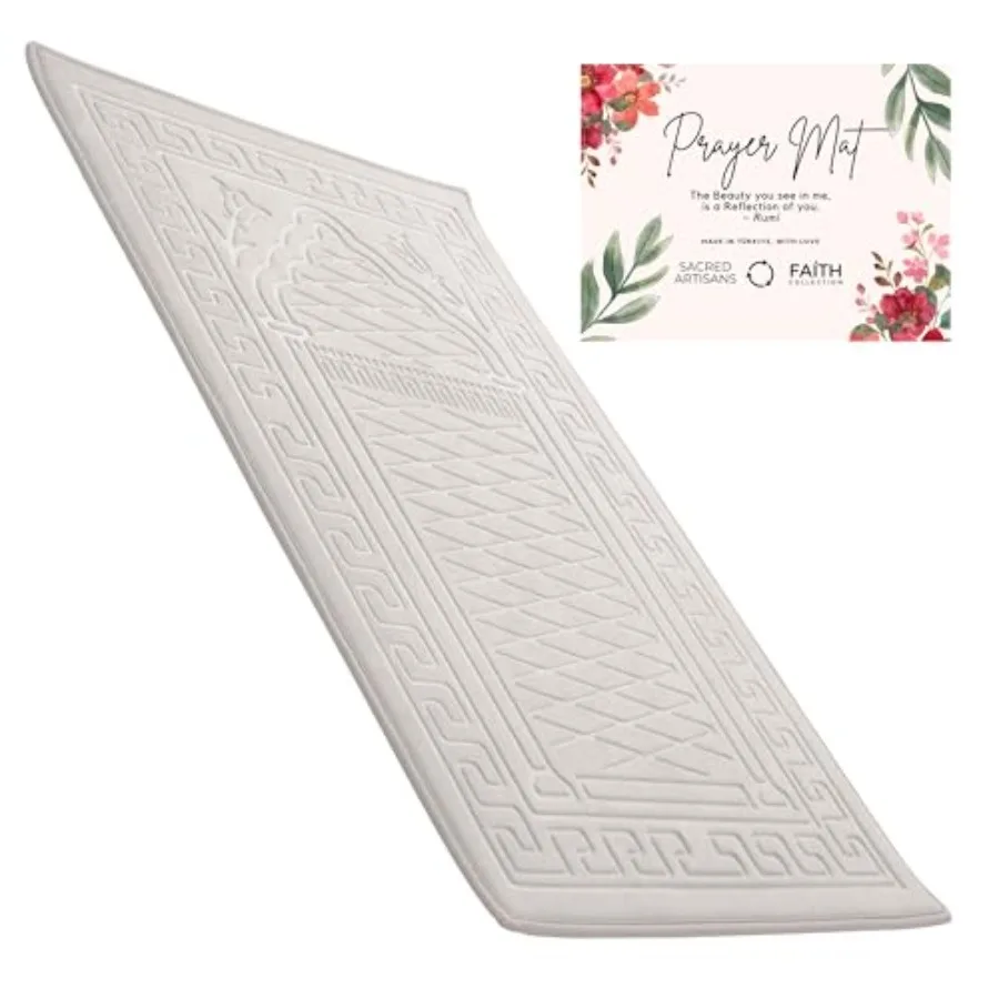 Prayer Mat Padded Muslim Prayer Rug with Thick Foam Soft Velvet Gift for Ramadan Silk
Prayer Mat Padded Muslim Prayer Rug with Thick Foam Soft Velvet Gift for Ramadan Silk