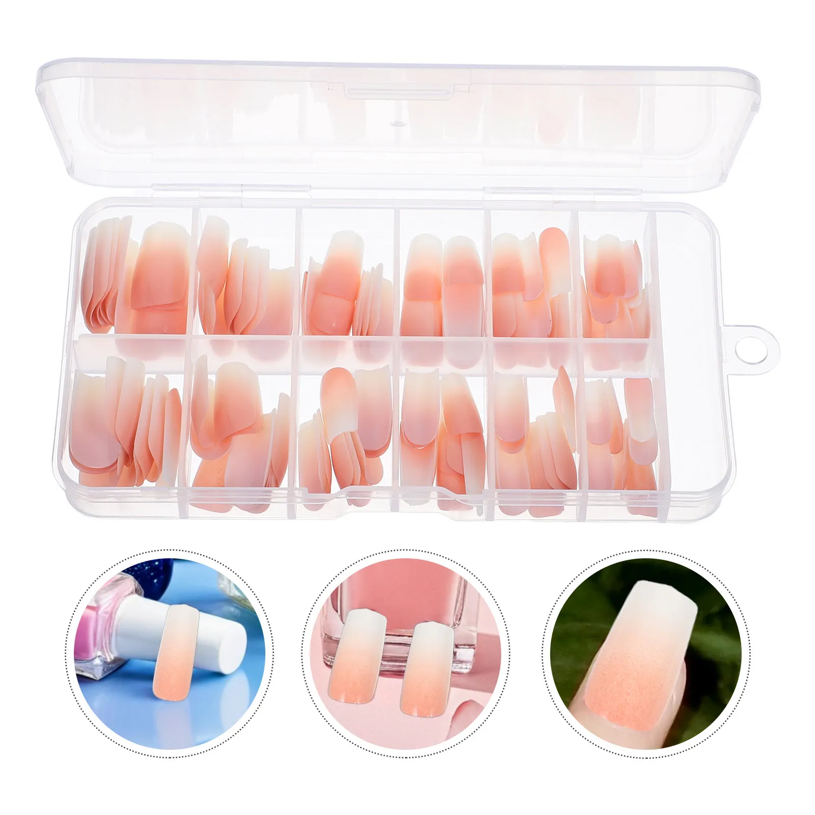 120Pcs Short Full Cover Press on Nails Gradient Fake Nails Wearable Artificial Nail Tips Instant Manicure Wearable Nail Tips
120Pcs Short Full Cover Press on Nails Gradient Fake Nails Wearable Artificial Nail Tips Instant Manicure Wearable Nail Tips