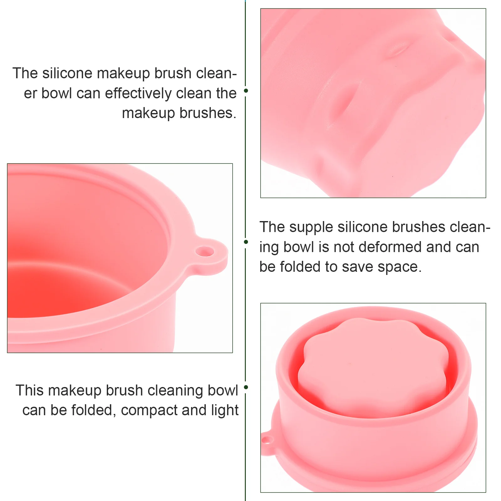 Silicone Makeup Brush Cleaner Bowl Foldable Compact Washing Tool For Eyeshadow Foundation Brushes Beauty Cleaning Cup Mat
Silicone Makeup Brush Cleaner Bowl Foldable Compact Washing Tool For Eyeshadow Foundation Brushes Beauty Cleaning Cup Mat