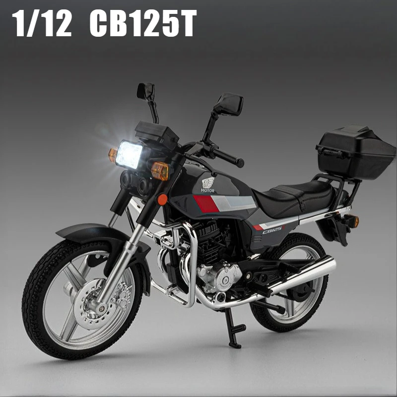 1:12 CB125T Motorcycle Alloy Diecast Model Toy Vehicle Collection Sound and Light Race Autocycle Toys Car Gift
1:12 CB125T Motorcycle Alloy Diecast Model Toy Vehicle Collection Sound and Light Race Autocycle Toys Car Gift