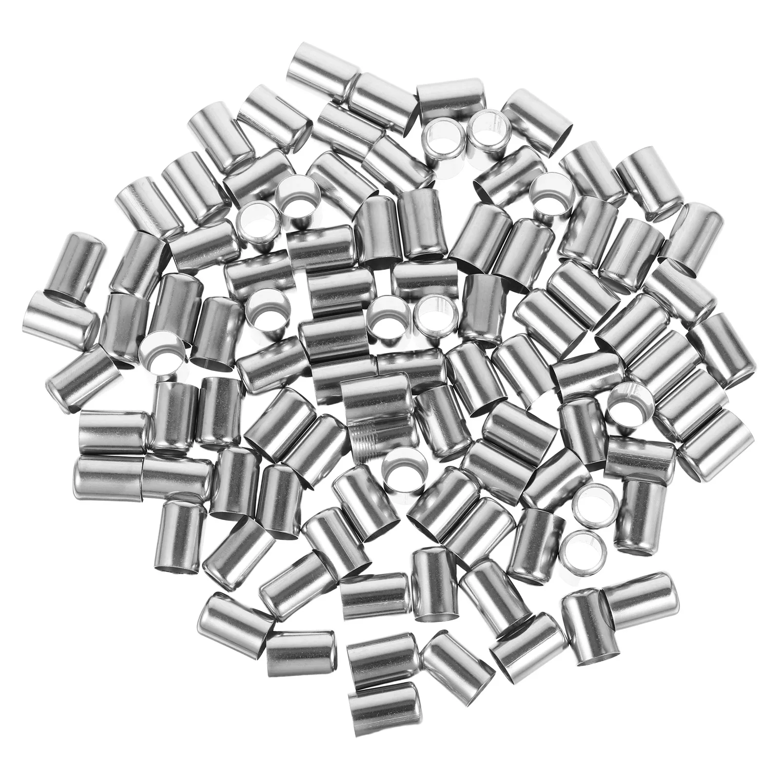 100pcs Soft Hose Fittings for High Pressure Hydraulic End Stainless Steel Couplings Silver Crimping Tool Tube Sleeve
100pcs Soft Hose Fittings for High Pressure Hydraulic End Stainless Steel Couplings Silver Crimping Tool Tube Sleeve