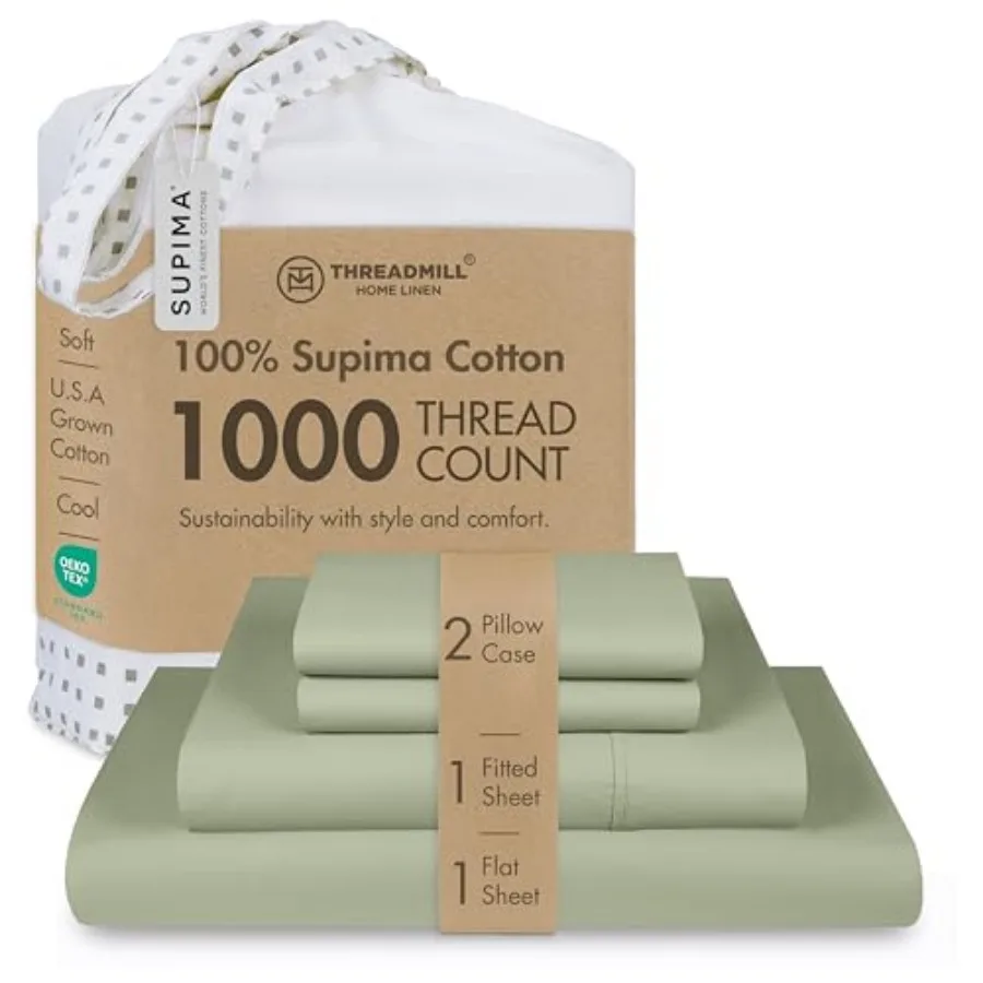 Luxury Supima Cotton Sheets, Luxury 1000 Thread Count Soft 100% Cotton Sheets for Size Bed, 4 Pc Bed Sheets Set, 5-Star Hotel Q
Luxury Supima Cotton Sheets, Luxury 1000 Thread Count Soft 100% Cotton Sheets for Size Bed, 4 Pc Bed Sheets Set, 5-Star Hotel Q