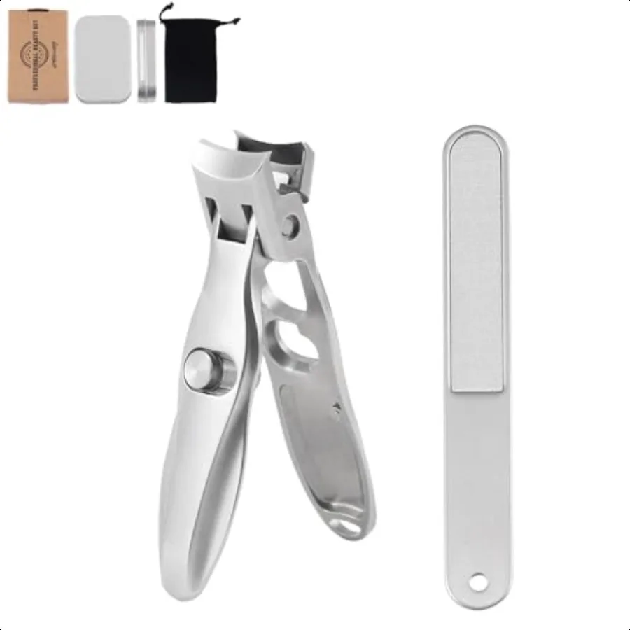 Toenail Nail Clippers for Thick Nails for Seniors Profional Heavy Duty Edgy Nail Clippers for Men Large Wide Jaw Opening Finger
Toenail Nail Clippers for Thick Nails for Seniors Profional Heavy Duty Edgy Nail Clippers for Men Large Wide Jaw Opening Finger