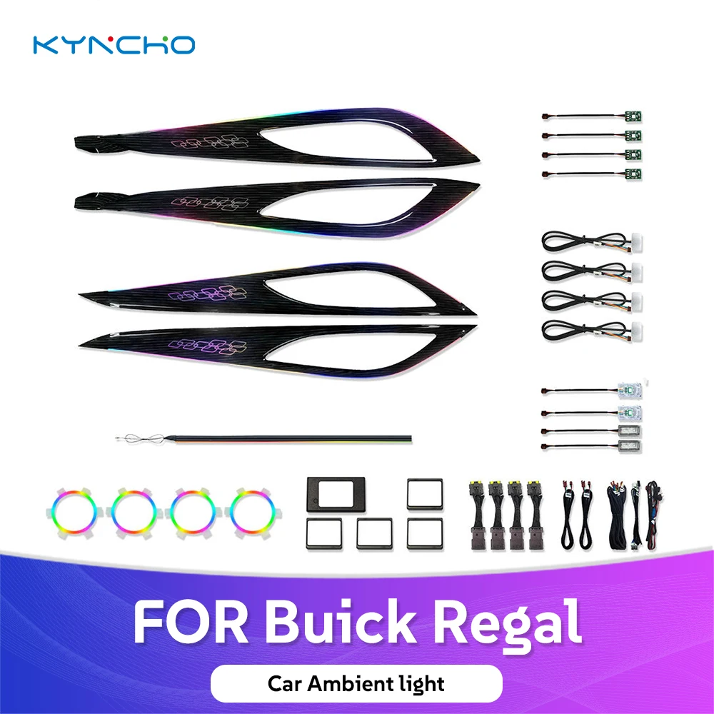 KYNCHO For Buick Regal LED Car Atmosphere Light Symphony Iridescent Car Ambient Light LED Automotive Ambient Lighting
KYNCHO For Buick Regal LED Car Atmosphere Light Symphony Iridescent Car Ambient Light LED Automotive Ambient Lighting