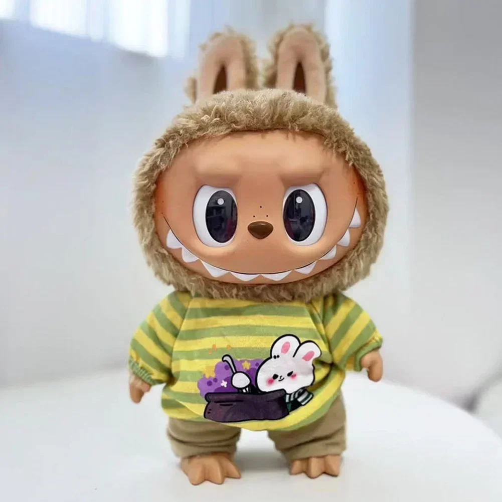 New Top For 38Cm Labubu outfit vinyl plush doll clothes for Korea Kpop Exo Labubu doll clothes striped animal shirt set
New Top For 38Cm Labubu outfit vinyl plush doll clothes for Korea Kpop Exo Labubu doll clothes striped animal shirt set