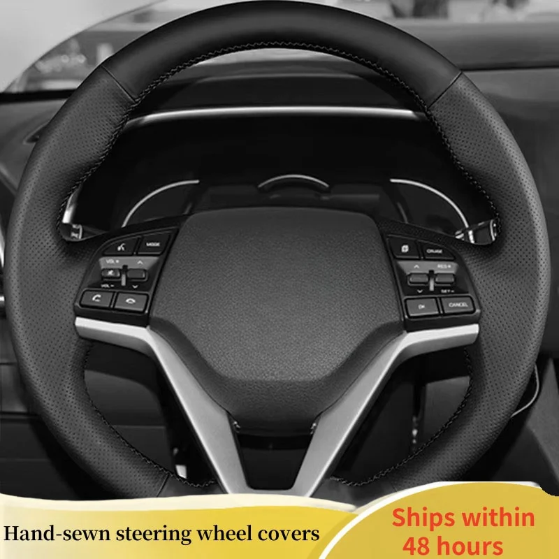 Автомобильный чехол на руль для Hyundai Tucson 3 2015-2019, Funda Volante, индивидуальный автомобильный аксессуар «сделай сам», оригинальная оплетка на руль
Автомобильный чехол на руль для Hyundai Tucson 3 2015-2019, Funda Volante, индивидуальный автомобильный аксессуар «сделай сам», оригинальная оплетка на руль