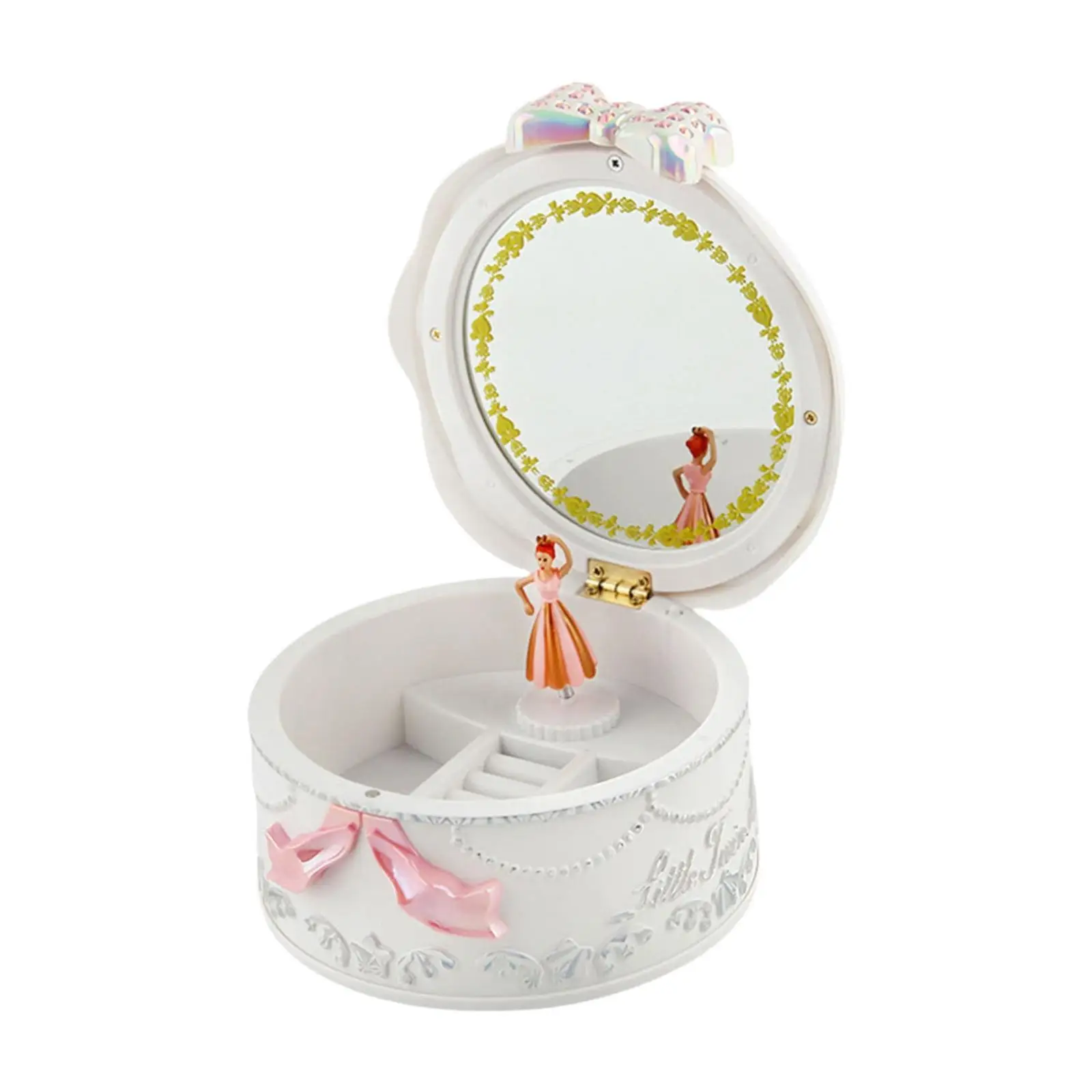 Jewelry Organizer Modern Anniversaries Gifts Portable Rotating Ballet Dancer Music Box for Dresser Dorm Home Bedroom Girlfriends
Jewelry Organizer Modern Anniversaries Gifts Portable Rotating Ballet Dancer Music Box for Dresser Dorm Home Bedroom Girlfriends