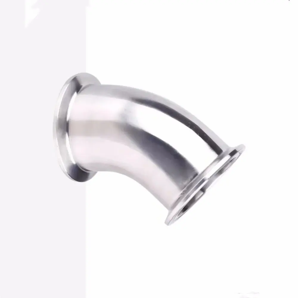 Tri-Clamp Φ89mm OD 106mm 45°Elbow Sanitary 304 Stainless Steel 45°Quick-Connect Elbow
Tri-Clamp Φ89mm OD 106mm 45°Elbow Sanitary 304 Stainless Steel 45°Quick-Connect Elbow