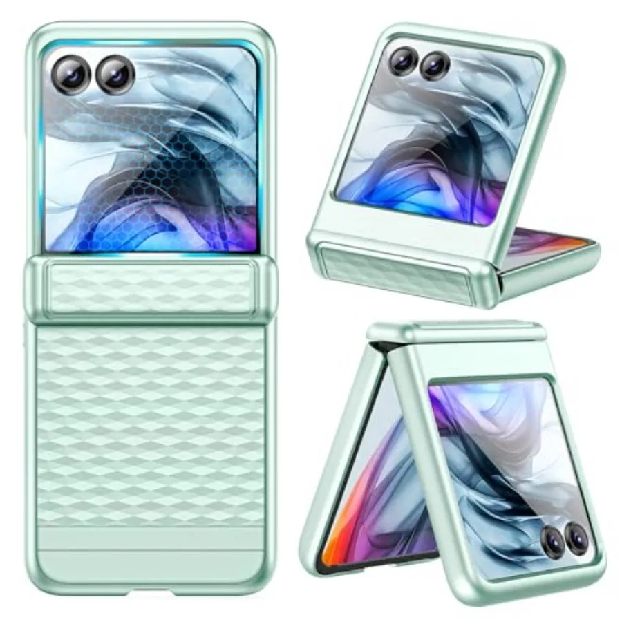for Razr 2026 Case, Motorola Razr 2024/2025/2026 Case with Hinge Protection and Built-in Screen Protector [Anti-Scratch and No-
for Razr 2026 Case, Motorola Razr 2024/2025/2026 Case with Hinge Protection and Built-in Screen Protector [Anti-Scratch and No-