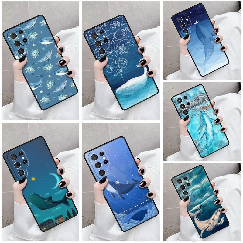 Phone Case For Samsung Galaxy S24 S23 S21fe S22 Ultra Plus Note 10 20 S8 S9 S10 Cover Beautiful Blue Whale Painting
Phone Case For Samsung Galaxy S24 S23 S21fe S22 Ultra Plus Note 10 20 S8 S9 S10 Cover Beautiful Blue Whale Painting