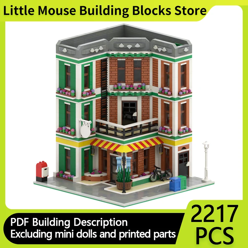Модель City Street View MOC, строительные кирпичи, больничное офисное здание, модульные технологии, подарки, праздник, сборка, детские игрушки, костюм
Модель City Street View MOC, строительные кирпичи, больничное офисное здание, модульные технологии, подарки, праздник, сборка, детские игрушки, костюм