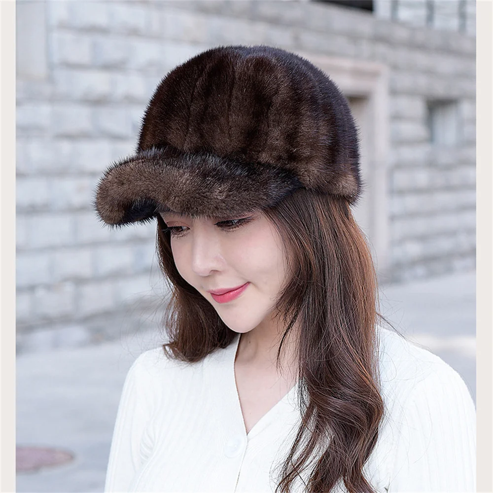 Fluffy Fur Mink Baseball Cap Hat For Women Plush Peaked Cap Hat Warm Women's Winter Hat Thicken Cold Day Chrismas Gifts Hats
Fluffy Fur Mink Baseball Cap Hat For Women Plush Peaked Cap Hat Warm Women's Winter Hat Thicken Cold Day Chrismas Gifts Hats