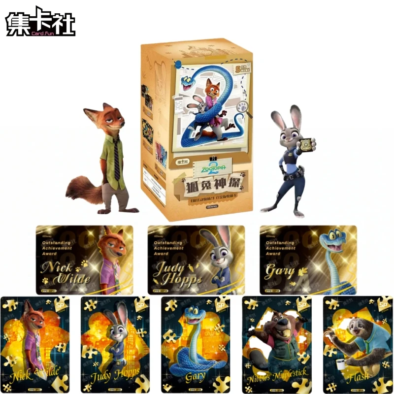 Card.Fun New Zootopia Card Platinum Edition Collectible Cards Carnick & Judy Movie & Anime Merchandise Holiday Gifts OriginalBox
Card.Fun New Zootopia Card Platinum Edition Collectible Cards Carnick & Judy Movie & Anime Merchandise Holiday Gifts OriginalBox
