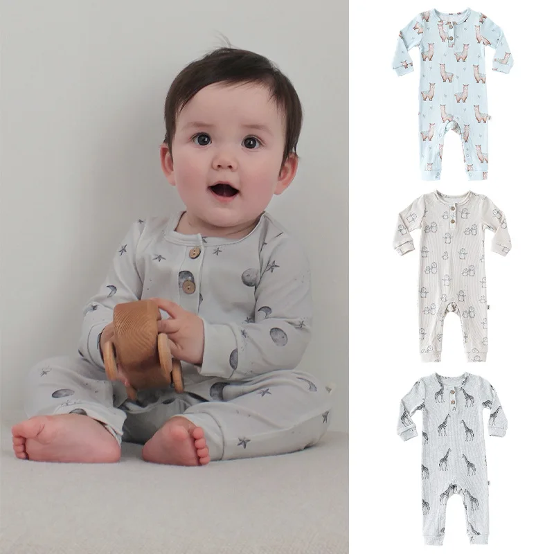 0-1Y Baby Girl Rompers Pajamas Autumn Cartoon Printed Pure Cotton Newborn Girl Jumpsuits Homewear Toddler Girl Onesies Sleepwear
0-1Y Baby Girl Rompers Pajamas Autumn Cartoon Printed Pure Cotton Newborn Girl Jumpsuits Homewear Toddler Girl Onesies Sleepwear