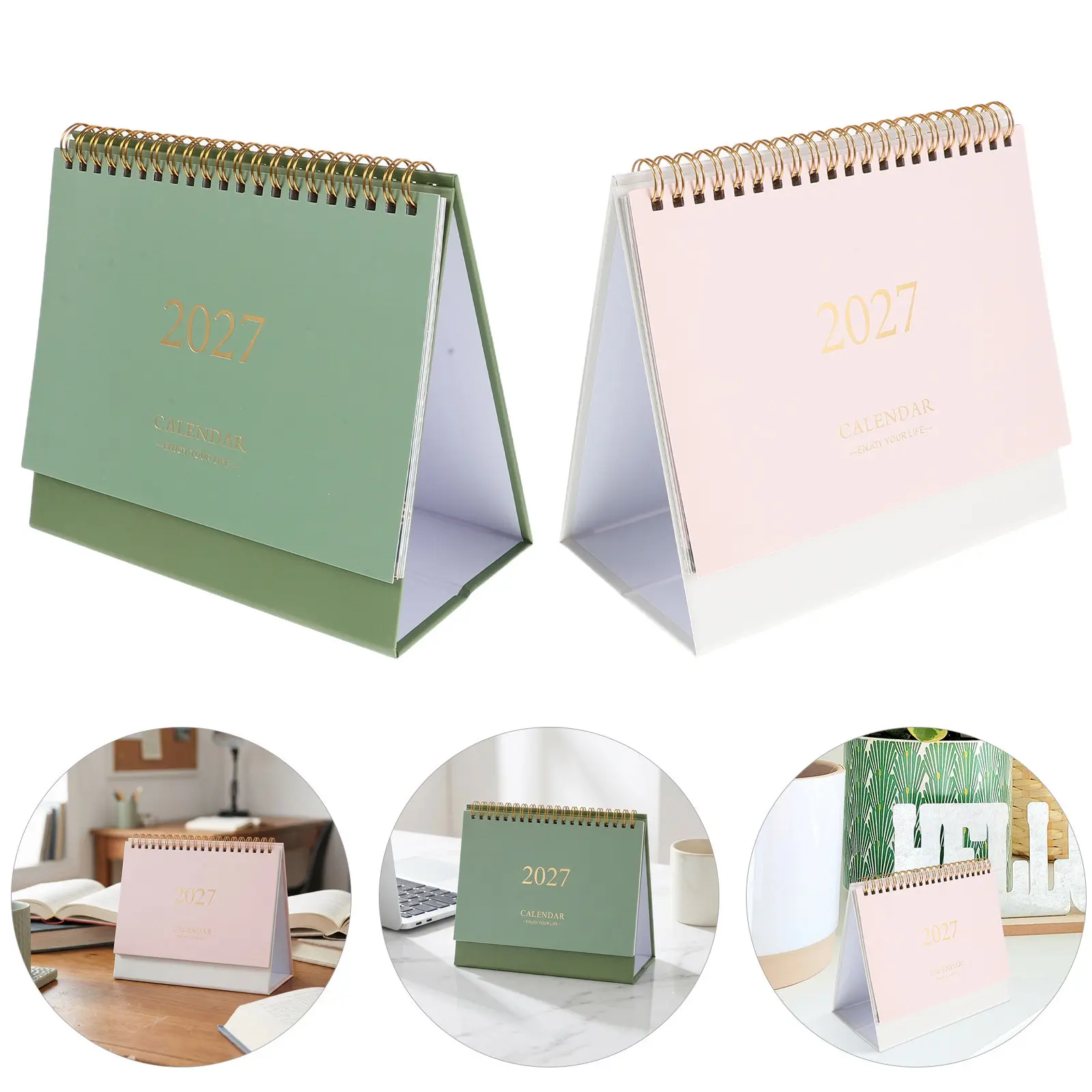 2 Pcs 2027 Desktop Calendar Spiral Bound Standing Calendar Planner Minimalist Monthly Standing Planner For Student School Work
2 Pcs 2027 Desktop Calendar Spiral Bound Standing Calendar Planner Minimalist Monthly Standing Planner For Student School Work