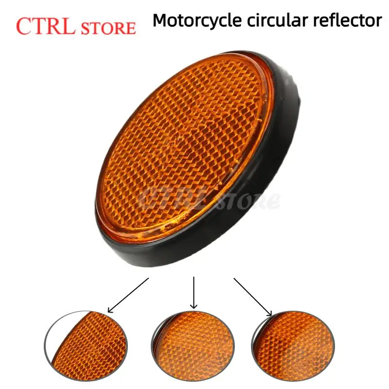 Round Motorcycle Reflector M6 Mounting Screw Night Warning Board for Dirt Bike Electric Scooter Bicycle Rear Tail Safety Lamp
Round Motorcycle Reflector M6 Mounting Screw Night Warning Board for Dirt Bike Electric Scooter Bicycle Rear Tail Safety Lamp