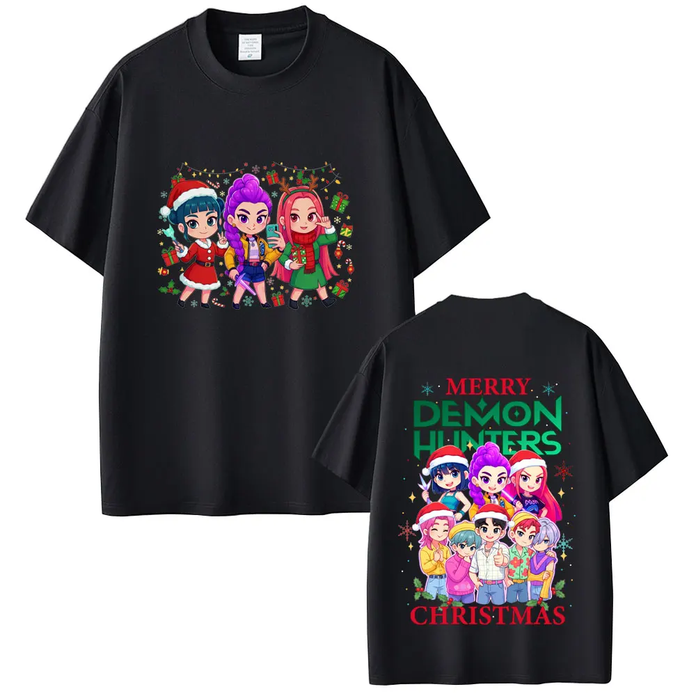Movie Kpop Demon Hunters Saja Boys Rumi Mira Zoey Graphic T-shirt Men Women Christmas Sytle T Shirts Unisex Soft Casual Tshirt
Movie Kpop Demon Hunters Saja Boys Rumi Mira Zoey Graphic T-shirt Men Women Christmas Sytle T Shirts Unisex Soft Casual Tshirt