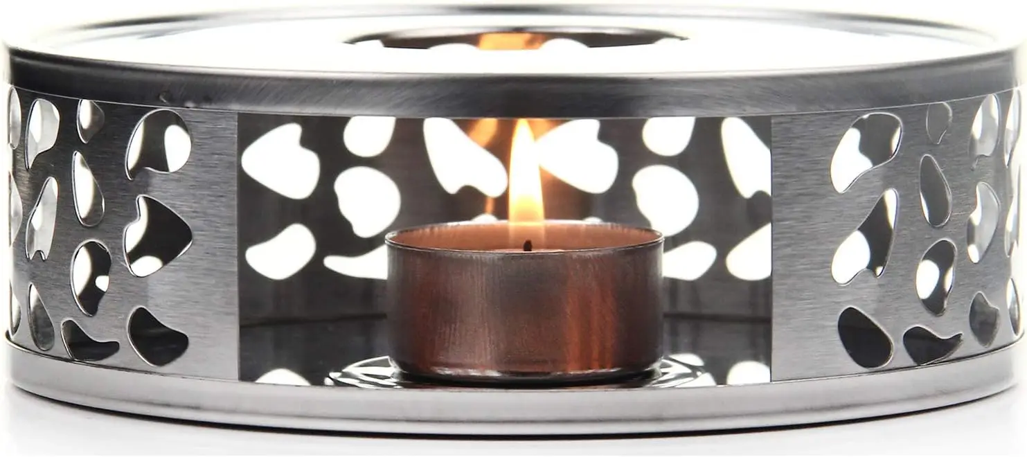 Stainless Steel Tea Warmer with Tealight Candle, Fits Most Teapots, Dishwasher Safe
Stainless Steel Tea Warmer with Tealight Candle, Fits Most Teapots, Dishwasher Safe