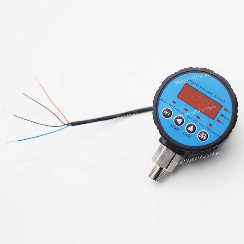 Манометр с резьбой G1/4 с 1 релейным выходом 0-0,4 МПа/1,6 МПа... 40 МПа Реле сигнализации низкого или высокого давления Реле давления
Манометр с резьбой G1/4 с 1 релейным выходом 0-0,4 МПа/1,6 МПа... 40 МПа Реле сигнализации низкого или высокого давления Реле давления