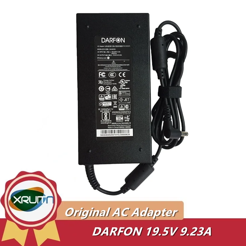 New Original Darfon 180W 19.5V 9.23A AC Adapter Charger for MSI Creator 17M A10SD-226FR BAA81950 Laptop Power Supply
New Original Darfon 180W 19.5V 9.23A AC Adapter Charger for MSI Creator 17M A10SD-226FR BAA81950 Laptop Power Supply