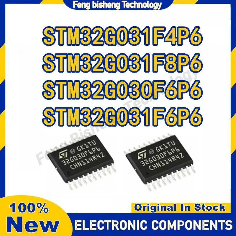 STM32G030F6P6 STM32G031F4P6 STM32G031F6P6 STM32G031F8P6 STM32G030F6 STM32G031F4 STM32G031F6 STM32G031F8 STM32G IC Chip SOP20
STM32G030F6P6 STM32G031F4P6 STM32G031F6P6 STM32G031F8P6 STM32G030F6 STM32G031F4 STM32G031F6 STM32G031F8 STM32G IC Chip SOP20