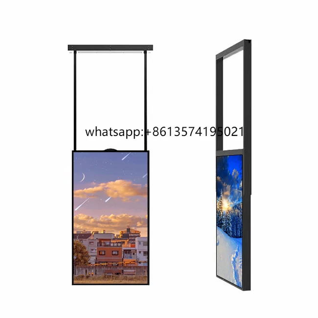 55" Super Bright Window Display Hanging LCD Screen for Shop Smart TV Custom Retail Signage
55" Super Bright Window Display Hanging LCD Screen for Shop Smart TV Custom Retail Signage