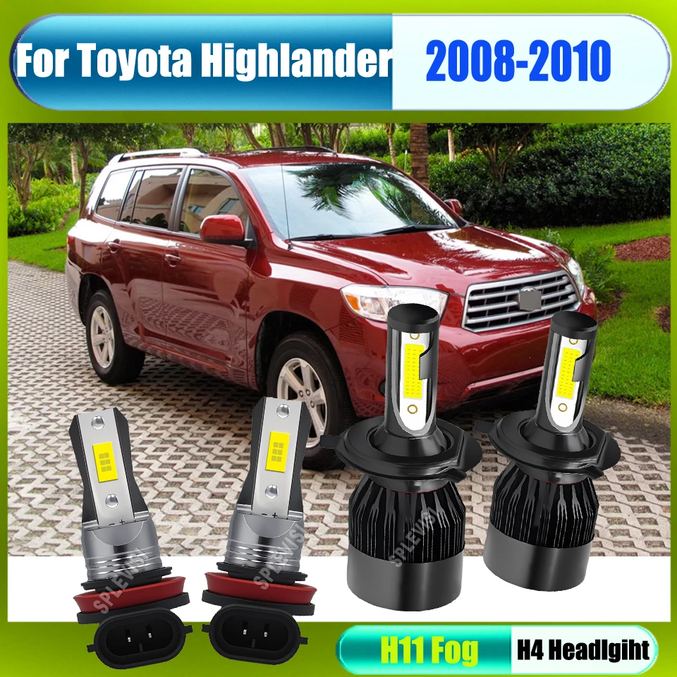 9-16v H4 H11 LED Headlight Fog Light Bulbs -White 300% Brighter 60,000 Hours Life For Toyota Highlander 2008 2009 2010
9-16v H4 H11 LED Headlight Fog Light Bulbs -White 300% Brighter 60,000 Hours Life For Toyota Highlander 2008 2009 2010