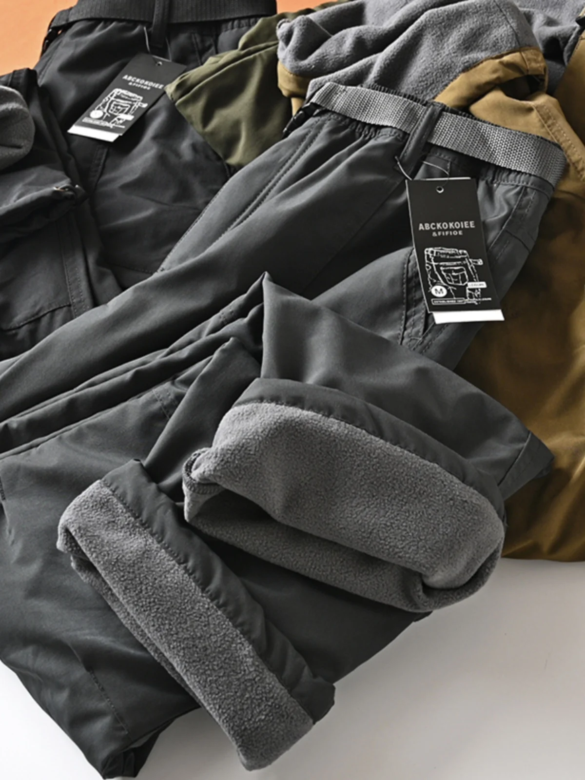 Thickened Fleece Windproof Soft Work Pants Men's Winter Warm Casual Straight Leg Trousers Outdoor Fashion City Style
Thickened Fleece Windproof Soft Work Pants Men's Winter Warm Casual Straight Leg Trousers Outdoor Fashion City Style