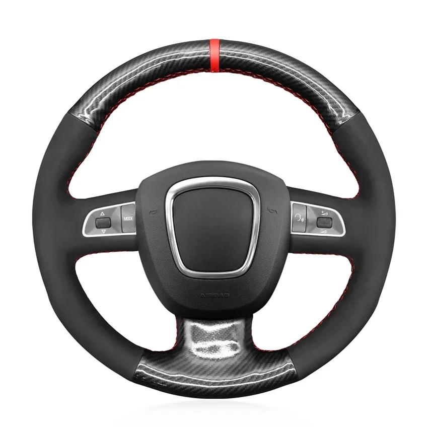 Black Artificial Carbon Suede Car Steering Wheel Cover for Audi A4 S4 2005-2012 A6 S6 A8 2006-2011 S8 2007 Seat Exeo 2009-2012
Black Artificial Carbon Suede Car Steering Wheel Cover for Audi A4 S4 2005-2012 A6 S6 A8 2006-2011 S8 2007 Seat Exeo 2009-2012