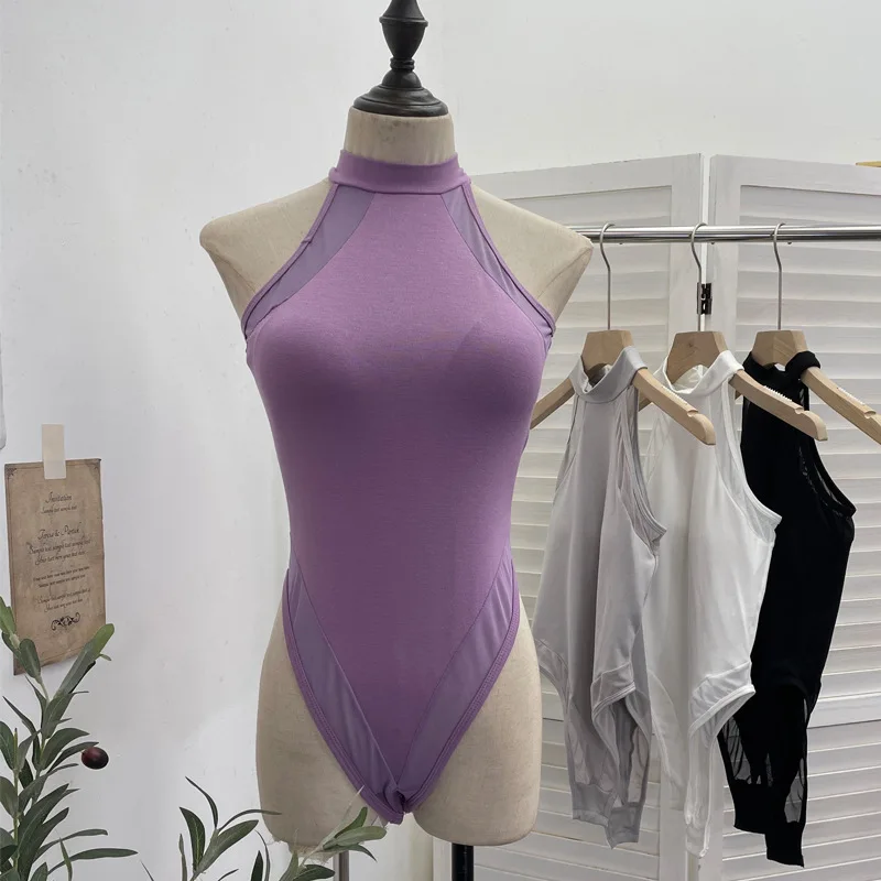 Sexy Semi-High Collar Elastic Me Bodysuit Svel with Chest Pad Hanging Ne Top Women's Base irt Straight Cut Thin C...
Sexy Semi-High Collar Elastic Me Bodysuit Svel with Chest Pad Hanging Ne Top Women's Base irt Straight Cut Thin C...