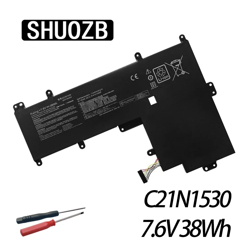 SHUOZB C21N1530 Аккумулятор для ноутбука Asus Chromebook C202SA C202SA-GJ0048 серии VivoBook E201NA 0B200- 01990000 7,6 В 38 WH 
SHUOZB C21N1530 Аккумулятор для ноутбука Asus Chromebook C202SA C202SA-GJ0048 серии VivoBook E201NA 0B200- 01990000 7,6 В 38 WH