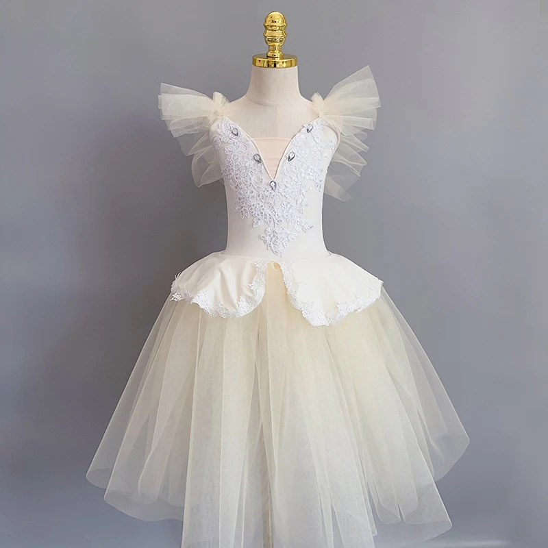 Romantic Children Long Ballet Tutu Dress Girl's Dance Skirt Puffy Skirt Ballet Performance Clothing Princess Dress
Romantic Children Long Ballet Tutu Dress Girl's Dance Skirt Puffy Skirt Ballet Performance Clothing Princess Dress