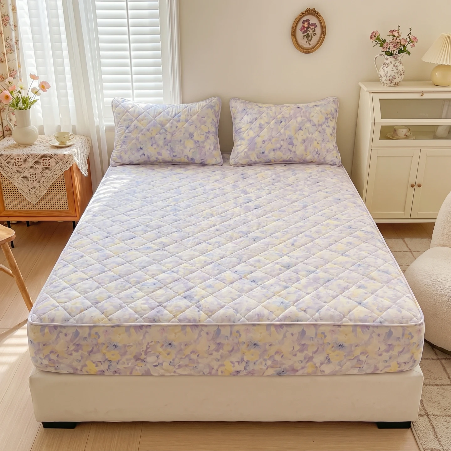 1pc Waterproof Pure Cotton Mattress Cover Quilted Fitted Bed Sheet Single/Queen/King Thicken Mattress Protector cubre colchón
1pc Waterproof Pure Cotton Mattress Cover Quilted Fitted Bed Sheet Single/Queen/King Thicken Mattress Protector cubre colchón