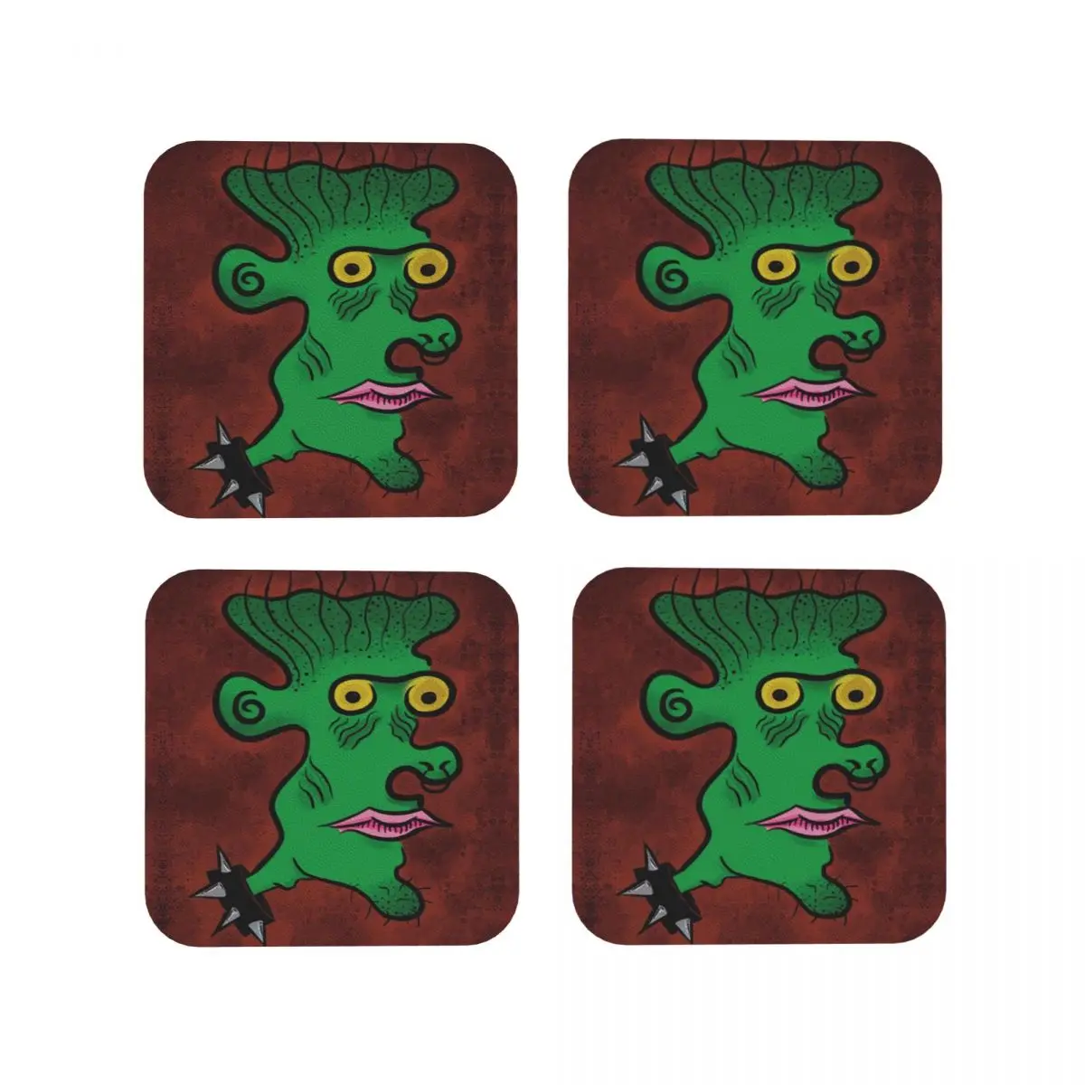 ЗЕЛЕНЫЙ ПАНК GUY W SPIKED COLLAR Подставки Кухонные салфетки Нескользящая изоляционная чашка Кофейные коврики Декор Домашняя посуда Подушечки Набор из 4 шт.
ЗЕЛЕНЫЙ ПАНК GUY W SPIKED COLLAR Подставки Кухонные салфетки Нескользящая изоляционная чашка Кофейные коврики Декор Домашняя посуда Подушечки Набор из 4 шт.