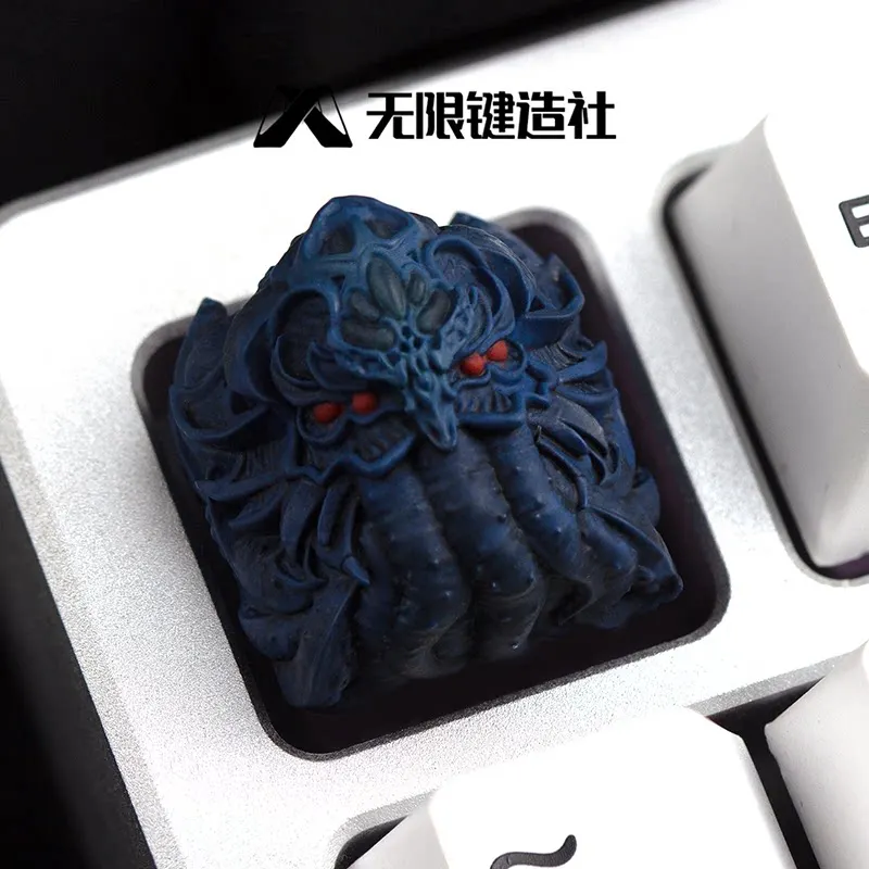 Коллекционные кейкапы серии Cthulhu: Оригинальные смоляные кейкапы для механических клавиатур с крестообразным штоком, для ПК и игровых клавиатур, подарок, кастомные кейкапы для клавиш ESC
Коллекционные кейкапы серии Cthulhu: Оригинальные смоляные кейкапы для механических клавиатур с крестообразным штоком, для ПК и игровых клавиатур, подарок, кастомные кейкапы для клавиш ESC