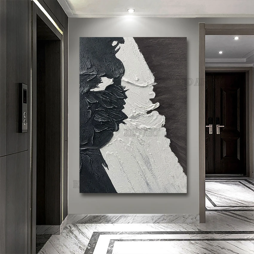 Home Decor Hand Painted Abstract Pictures Oil Paintings on Canvas, Bedroom Decoration, Wall Art, Unframed, Thickness Wave
Home Decor Hand Painted Abstract Pictures Oil Paintings on Canvas, Bedroom Decoration, Wall Art, Unframed, Thickness Wave