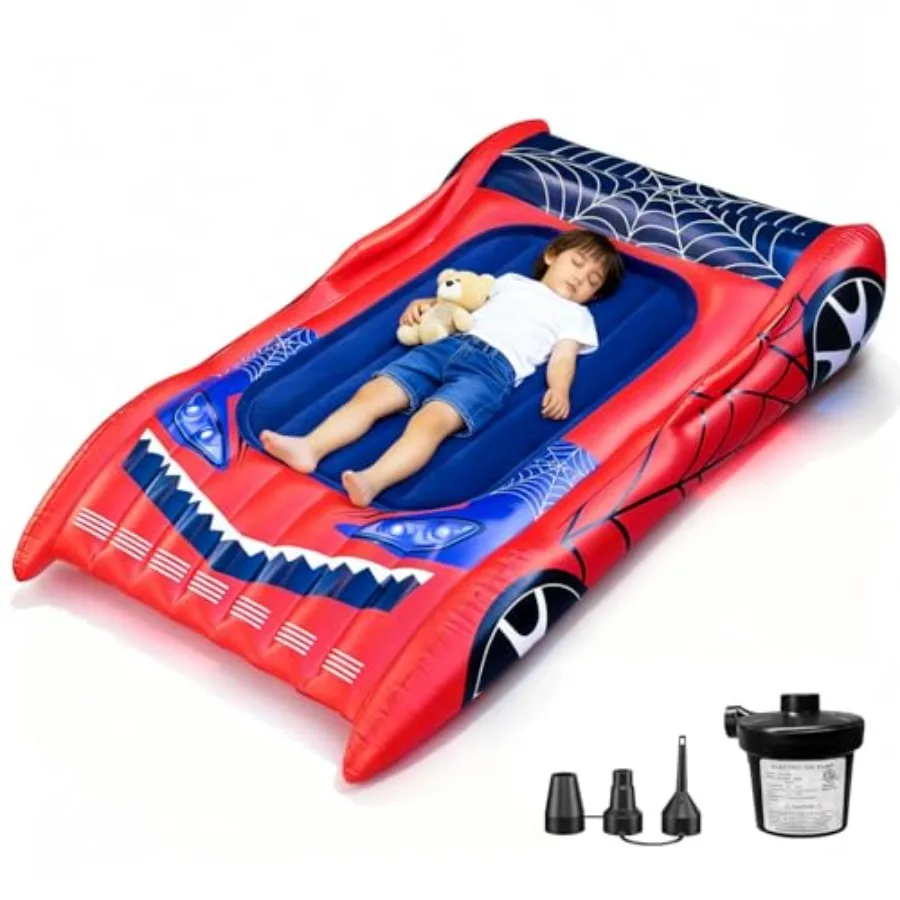 Inflatable Toddler Travel Bed Extra Large Air Mattress with Electric Pump Portable Toddler Blow up Mattress for Home Sleepovers
Inflatable Toddler Travel Bed Extra Large Air Mattress with Electric Pump Portable Toddler Blow up Mattress for Home Sleepovers