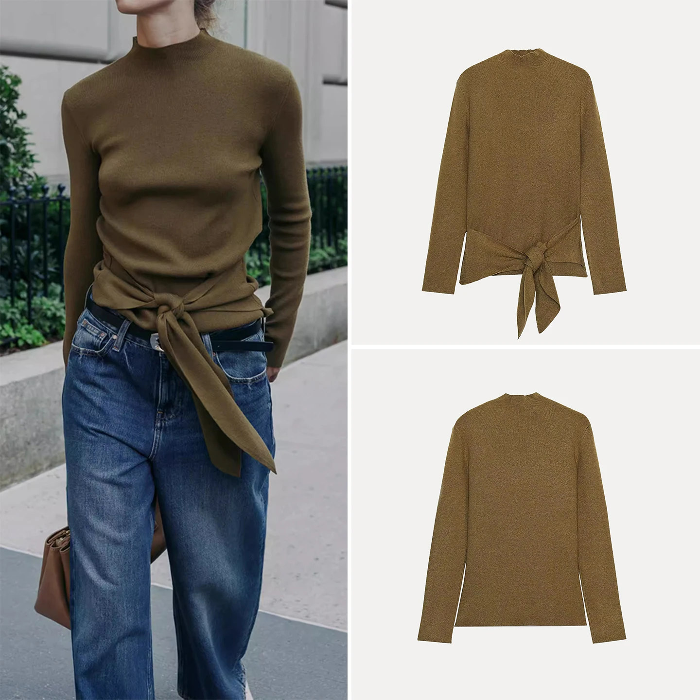 Z женский вязаный свитер Long Sve с узлом и украшением, облегающий покрой Personali, Новое поступление, осень 2025 г.
Z женский вязаный свитер Long Sve с узлом и украшением, облегающий покрой Personali, Новое поступление, осень 2025 г.